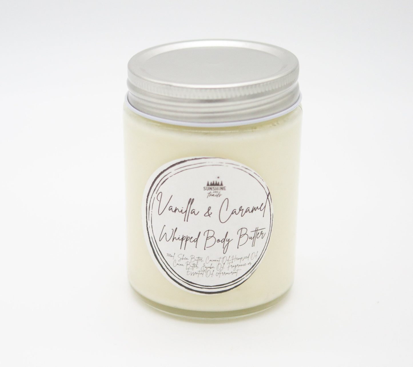 Vanilla and Caramel Whipped Body Butter Large