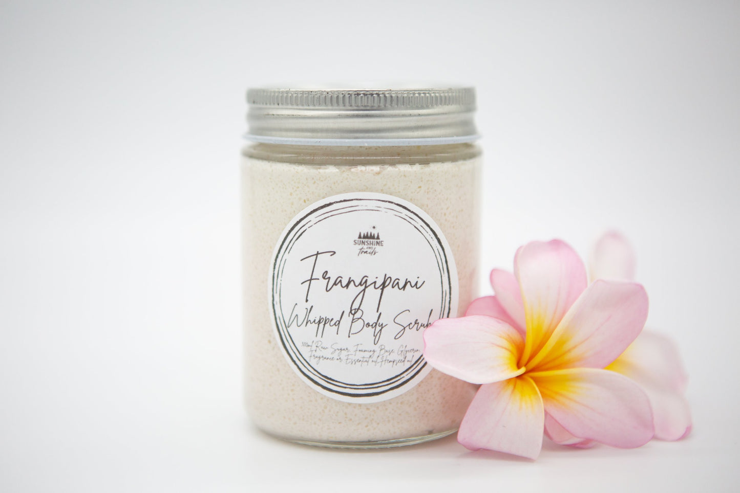 Frangipani Whipped Body Scrub Large