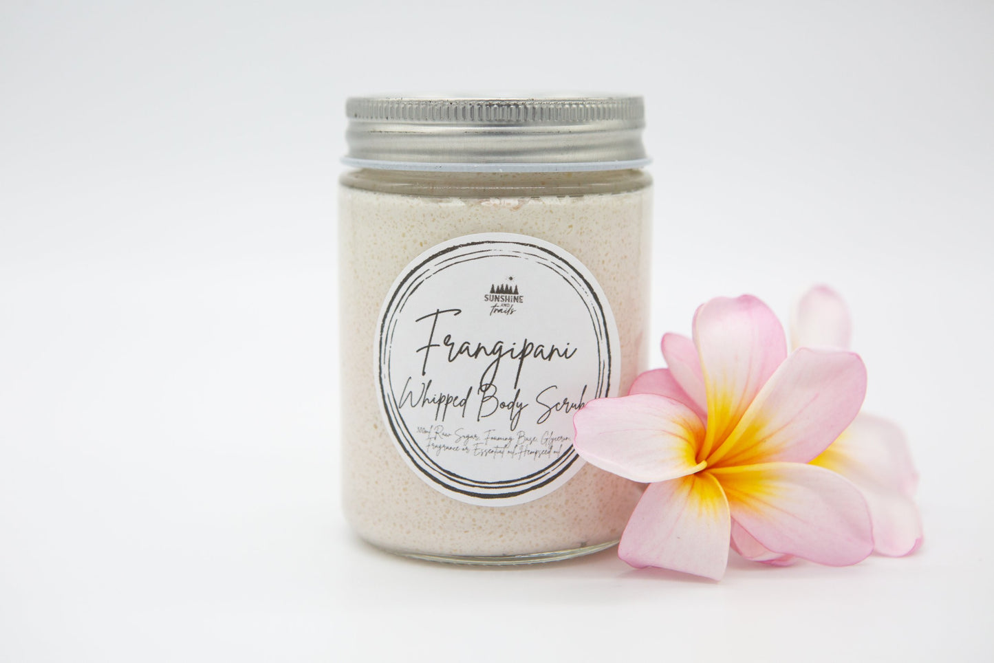 Frangipani Whipped Body Scrub Large