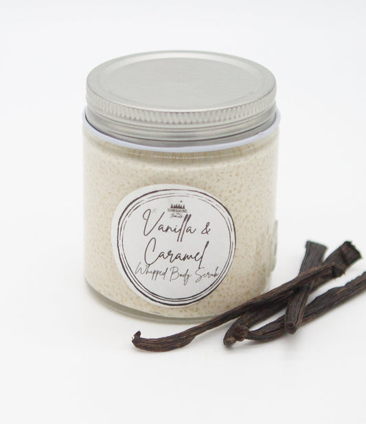 Vanilla and Caramel Whipped Body Scrub